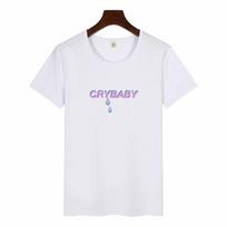 „Amour“ marškinėliai „Casual Cry Baby Melanie Martinez“ marginti marškinėliai „Feministiniai moterų Harajuku“ marškinėliai plius XL balta