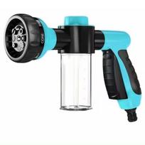High-pressure Sprayer Nozzle Hose Dog Shower Gun 3 Mode Adjustable Pet Wash Cleaning Bath Water Foam Soap Sprayer Dog Clean Tool žalia