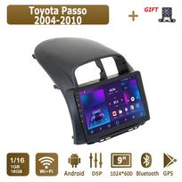 Android Carplay Automobilinis Radijas Toyota Passo 2004-2010 Multimedijos Grotuvas Pagrindinis Įrenginys Stereo GPS Navigacija BT WIFI 2+32GB 1+16GB