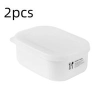 2pcs Multi-grain Rice Divided Into Frozen Box Brown Rice Rice Fat Reduction Meal Quantitative Bento Box Small Lunch Box