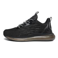 Popcorn Fashion Lightweight Breathable Flying Weaving Men'S Shoes Four Seasons Sports Casual Running Korean Version Couple 44 black