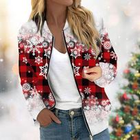 Moteriška striukė ilgomis rankovėmis, lengvas užtrauktukas, apkarpytas gėlėmis marginti viršutiniai drabužiai Kasdienis dygsniuotas švarkas su kišenėmis XXL black