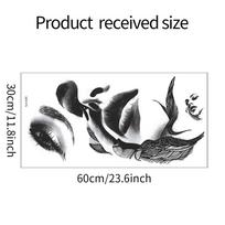 Fun-b35 Grožis Miegamasis Svetainė Namų fono apdaila Sienų lipdukai Lipnūs 30*60CM/fun-b35 gray