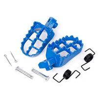 Yamaha PW50/80 TW200 CRF/XR visureigių motociklų pedalai ir pėdų atramos mėlyna