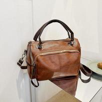 Casual Soft Crossbody Bags Solid Interior Compartment  Hot Sale Bags for Women Large Capacity Zipper Pu Women's Handbags brown