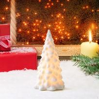 Lighted Christmas Tree Figurine Decoration Night Light Tabletop for Shelf M