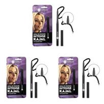 SUGAR Cosmetics Kohl of Honour Intense Matte Pencil Kajal, Lasts 12 Hrs+, Transferproof & Smudgeproof, Paraben Free, 0.25g - 01 Black Out (Pack Of 3) black