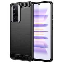 For Cover Xiaomi Poco F5 Pro Case For Poco F5 Pro 5G Bumper Anti-knock Soft Silicone Carbon Fiber Back Case For Poco F5 Pro Case For Poco F5 Pro juoda