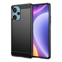 Dangtelis Xiaomi Poco F5 dėklas, skirtas Poco F5 5G buferiui, minkštas silikoninis anglies pluošto galinis dėklas, skirtas Poco F5 dėklui, 6,67 colio For Poco F5 juoda