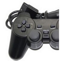 Valdiklis - Doubleshock 2 - PS2 - Juodas - Suderinamas - Vibruojantis juoda