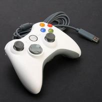 Žaidimų pultelis - Microsoft - Xbox 360 - Laidinis - Baltas - Suderinamas su PC Win7 balta