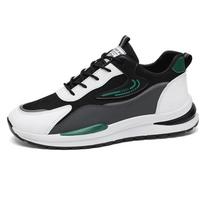 Student mesh breathable casual sports shoes soft soles four season comfort outdoor running shoes fashion versatile male sneakers 44 gray
