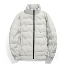 Winter Stand-up Neck Down Jacket Light White Duck Down Jacket Men's Couple Cold and Warm Casual Jacket M