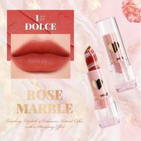 New Marble Matte Lipstick 4 Colors Velvet Matte Moisturizing Easy-to-color Lipstick