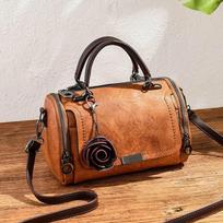 Moteriški „Crossbody“ krepšiai pagalvių krepšiai Didelės talpos madingi vienetiniai krepšiai ant pečių „Vintage All Match“ moteriški „Crossbody“ krepšiai ruda