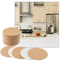Cork Coasters 60 Pieces Cork Backing Cork Mats DIY
