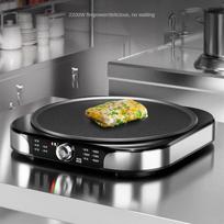 220V Household Electric Crepe Maker Commercial and Home Using Pancake Machine Non-stick Electric Baking Pan 40cm Diameter 220V