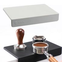 Coffee Tamper Mat Odorless Anti-Slip Corner Pad for Barista Tool pilka spalva