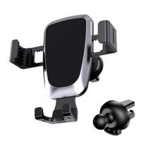 Daugiafunkcis gravitacijos automobilio telefono laikiklis Eagle beak clip type juoda