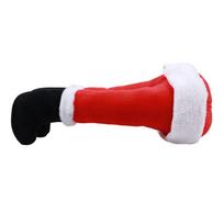 Christmas Tree Stick Out Santa Kicking Legs For Chrismas Tree Decorative Door Ornament Indoor Plush Decor CHINA red
