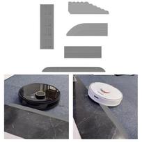 1Set Pieces Vacuums Threshold Bars Accessories for Robot Vacuum Cleaner pilka spalva