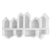 Silicone Candlestick Mold DIY Handmade Mold Handicraft Mold Ornament Resin Making Mold for Home Decoration white