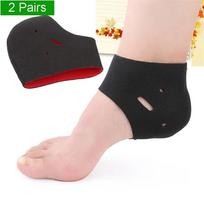 2Pair Compression Plantar Fasciitis Sleeve Socks Support Protective Ankle Heel Reduce Pressure on Heel Relief Heel Pain beige
