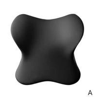 Car Memory Foam Headrest Lumbar Neck Support Pillow Cushion Car Breathable Accessories Back Ergonomic Comfortable Interior G3H8 white