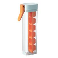 6 Grid One Handed Deicing Ice Lattice Easy Using Ice Making Mould For Summer Drinking brown