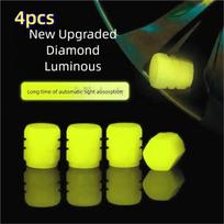 Automobilio padangos fluorescencinis vožtuvo dangtelis specialus dujų antgalio dangtelis šviečiantis vožtuvo šerdies dangtelis padangos universalūs dekoratyviniai priedai black