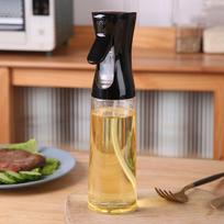 Transparent Kitchen Oil Bottle Cooking Oil Spray Olive Oil Bottle Fitness Barbecue Spray Oil Dispenser Household black