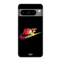 Coque pour Google Pixel 8 Pro nike logo coloré front noir juoda