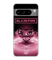 Case - MANIACASE - Google Pixel 8a Pro - Soft - Black and pink - Diamond pattern juoda