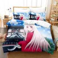 3D Printed Anime Yuragi-sou No Yuuna-san Bedding Set Single Twin Full Queen King Size Bed Set Adult Kid Bedroom Duvet cover Sets 70x133cm 2pcs