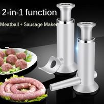 Sausage Maker Meatball Maker Sausage Stuffer Dviejų naudojimo naminių dešrų įrankis white