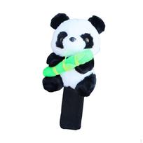 Golfo lazos galvutės užvalkalas Pliušinė Panda Rankovė Apsauginis gyvūno formos dangtelis žaidėjams white