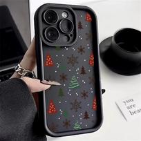 Telefono dėklas iPhone 16 15 14 Pro Max 11 12 13 Pro Max 7 8 Plus XR X XS Max SE Linksmų Kalėdų Naujųjų metų dovanos Smūgiams atsparus dėklas For iPhone 7 8 SE3 gray
