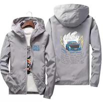 Spring and Autumn Rap Singer Juice Wrld Hooded Sweatshirt M pilka