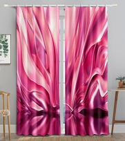 Abstract Holographic Iridescent Surface Blackout Window Curtain for Living Room Bedroom Bathroom Kicthen Cupboard Decor Hooks W50 X H130(CM)X2&Grommet Top blue