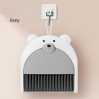 Staliniam kompiuteriui skirtų mini šiukšliadėžių šluotų rinkinys Home Cartoon Pet Computer Stalinio kompiuterio dulkių valymo šepetys white