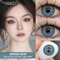 FUNSACHY New SERENA Series Contact Lenses Blue Color Eyes Lens Green Contact Lenses for Eyes Yearly 1pair Soft Natural Gray Lens