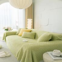 Non-slip Sofa Cover Anti-cat Grab Four Seasons Universal Full Cover Sofa Cushion Dustproof Sofa Cover Cloth 180X130 beige