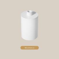 Wireless Automatic Cat Water Dispenser with Large Capacity and Smart Filtering System Filter Chip - 6 Pieces white