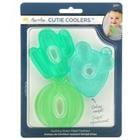 Itzy Ritzy, Cutie Cooler, Soothing Water Teader, 3 Months Or More, Cactus, 3 Teaders blue
