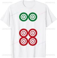 Six Circle Wheel Dot Liu Tong  Tile. It's Mahjong Time! T-Shirt Print Original Design Gifts Women Unisex T Shirt 4XL balta