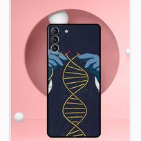 Biology and Chemistry Cover For Samsung Galaxy S23 S24 Ultra S8 S9 S10 S22 Plus Note 10 20 Ultra S20 S21 FE Case Galaxy S22 Plus pink