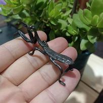 Imitacija žalvario maldininko ornamentas Antikinės vabzdžių figūrėlės Miniatiūrinės stalo dekoracijos Rankdarbiai Arbatos augintinis Feng Šui Kolekcionuojami daiktai black