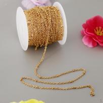 Chain Bulk for Making DIY Gold ball Bead Chain