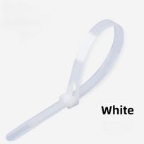 100pcs Plastic Reusable Cable Zip Ties 4/5*200 Releasable Nylon May Loose Slipknot 7.9 Inch Recycle Detachable Bundle 4x200mm