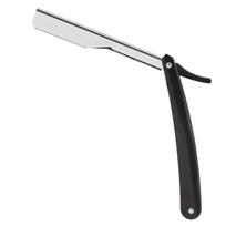Men Manual Shaver Barbershop Classical Stainless Steel Razor 1Pcs Shaving Razor with 10pcs Blades Salon Shaving Tools Supplies